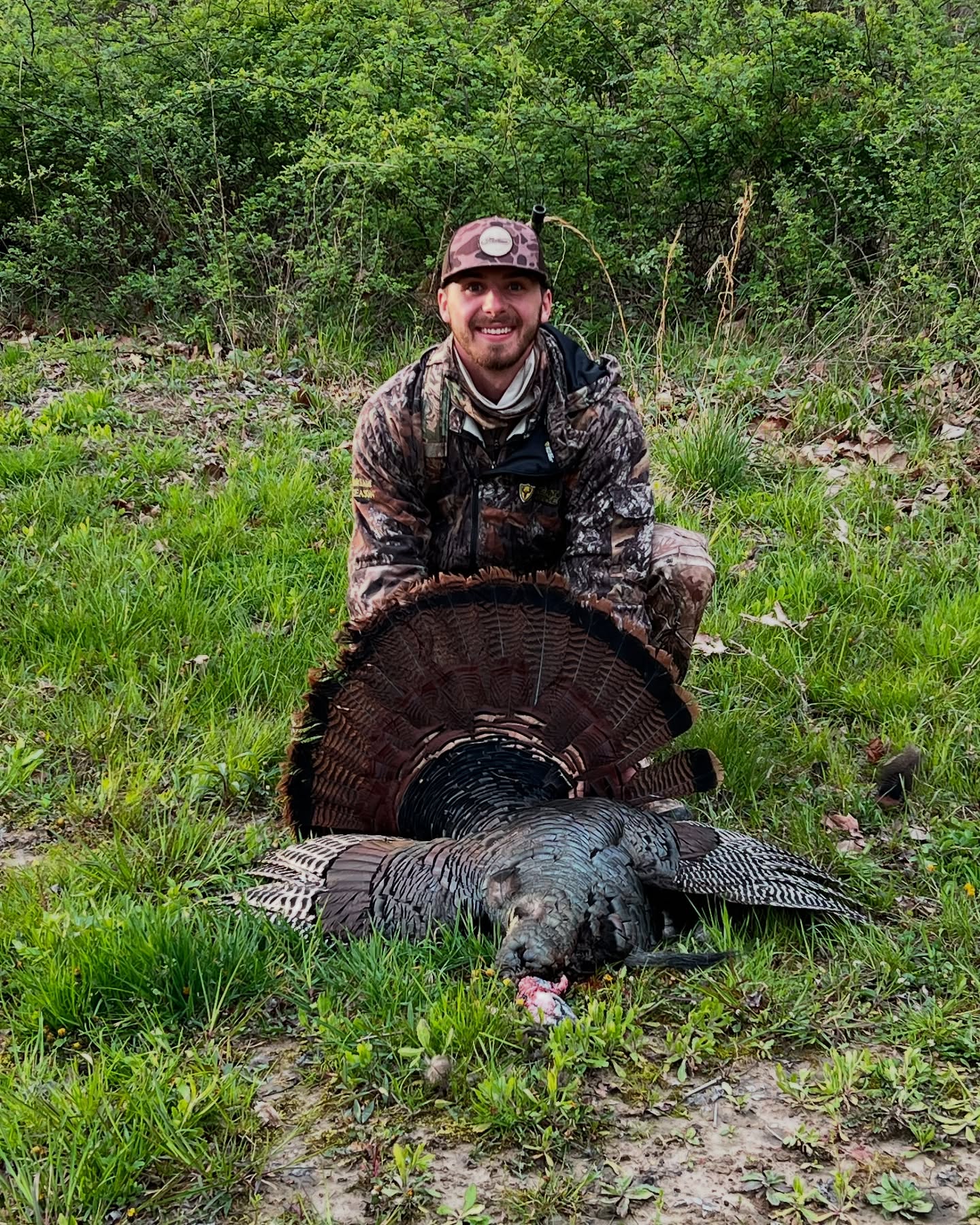Kalen Mxrcus turkey hunting outdoors